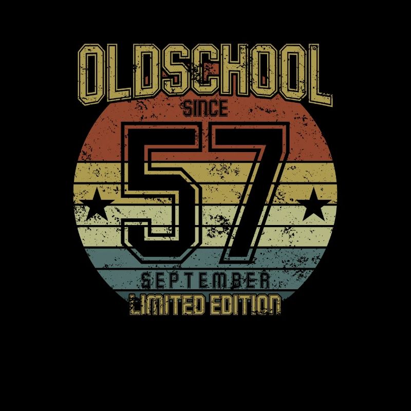 September 1957 - Geburtstag im September Oldschool