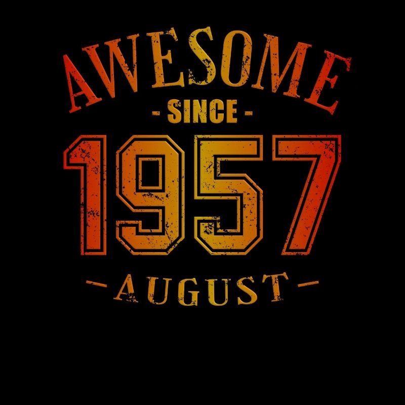 August 1957 - Geburtstag im August Awesome