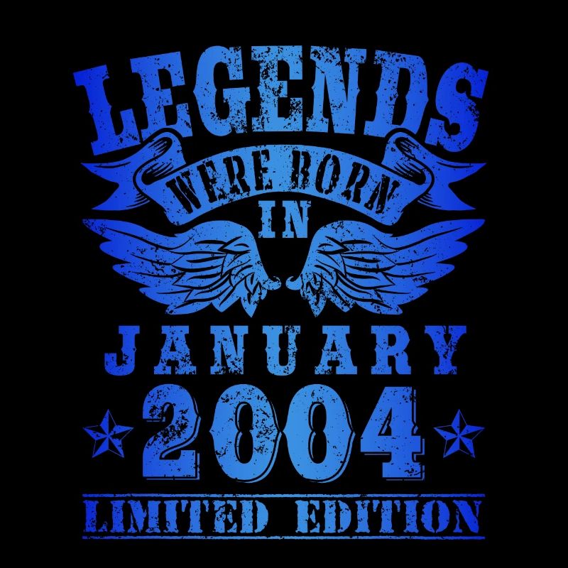 Les légendes sont nées en janvier 2004 Anniversaire