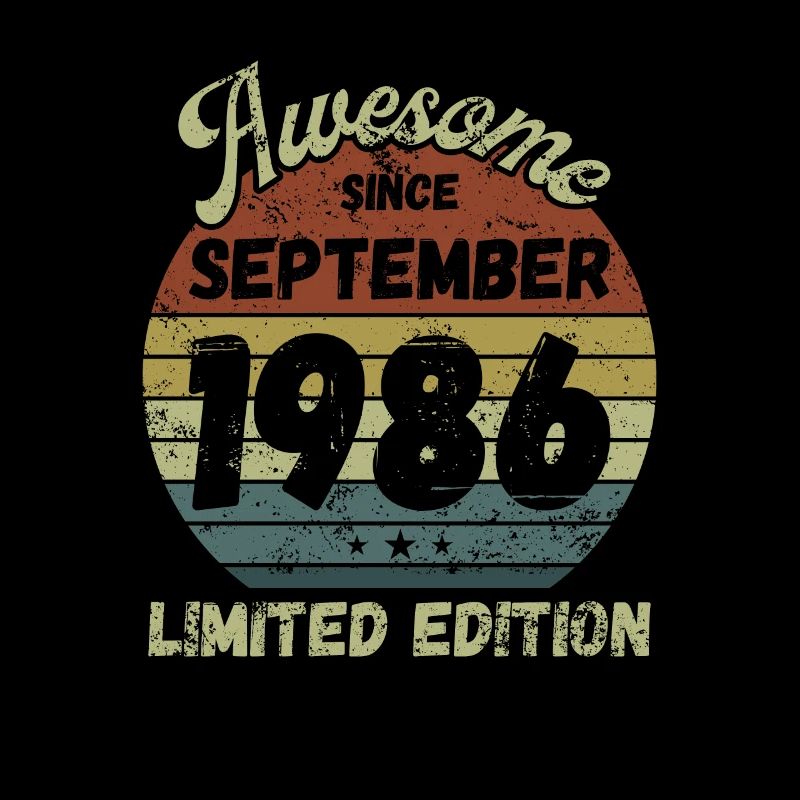 Awesome since September 1986 - Geburtstag
