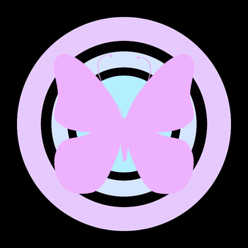 Papillon céleste violet