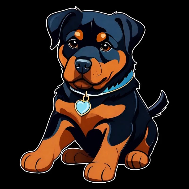 Chiot Rottweiler mignon
