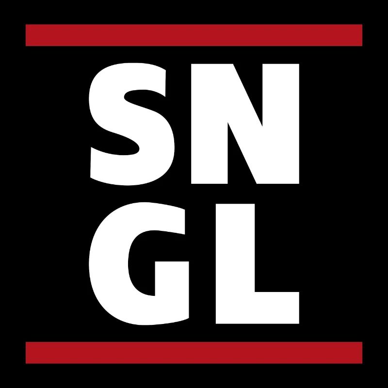 Single SNGL Typography Saying Quote