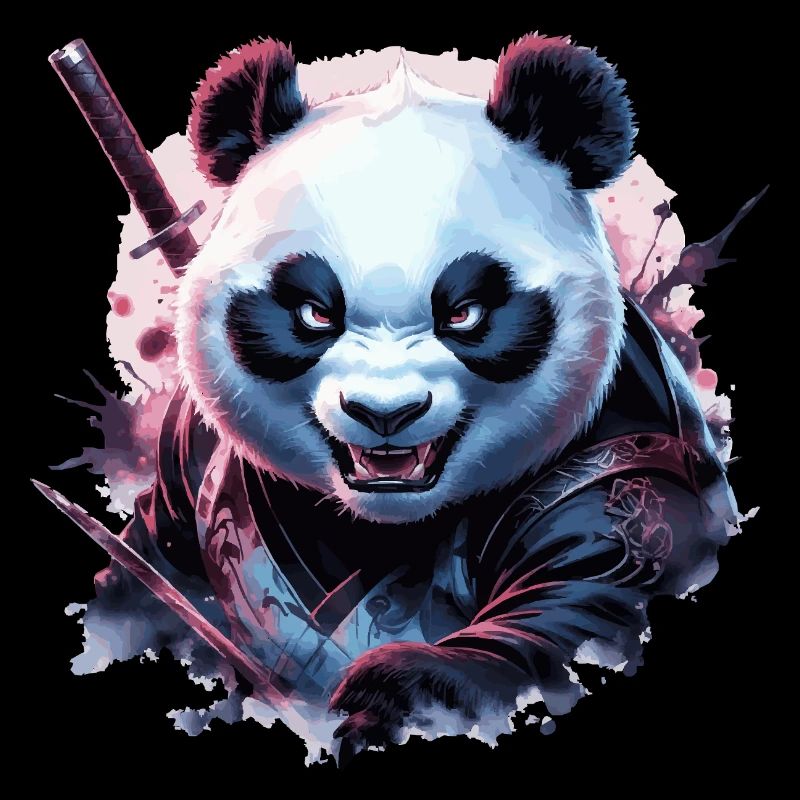 Panda ninja maléfique