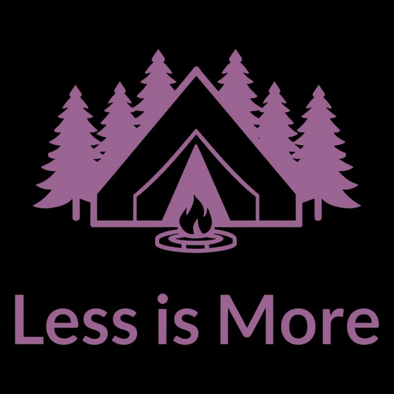 Less is more – Camping Forest minimaliste