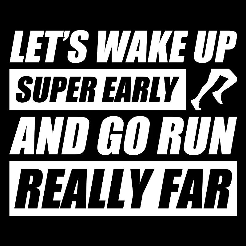 Let's wake funny running jogging runner