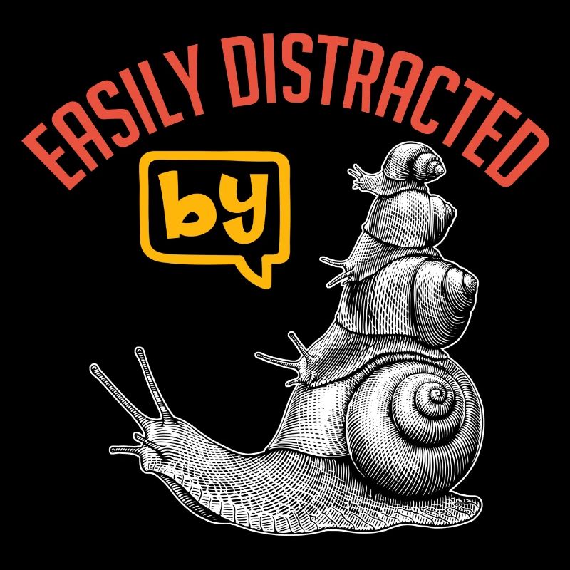 Easily distracted by snails I love snails