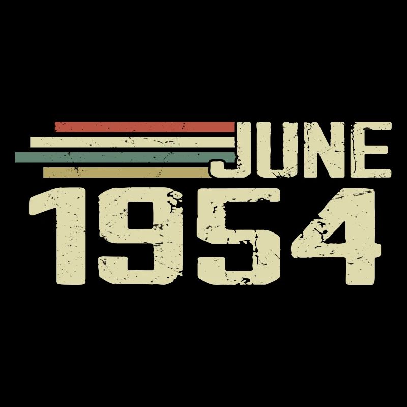 Juni 1954 Jahrestag Juni 1954 Juni 1954 Geburtstag