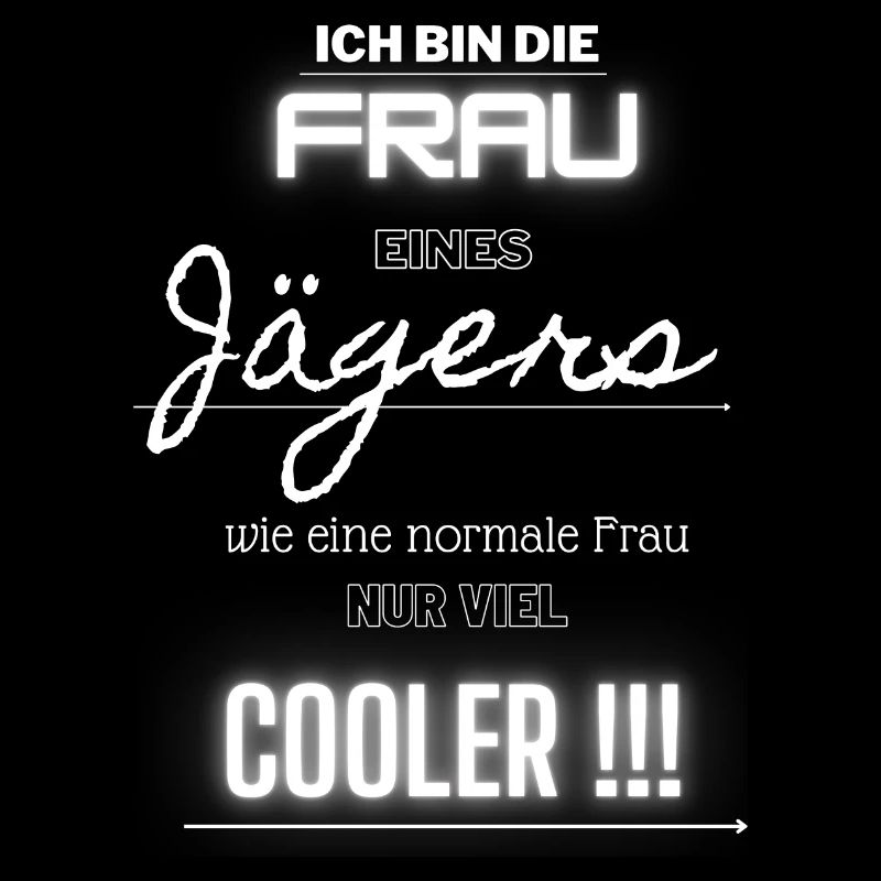 Frau eines Jägers
