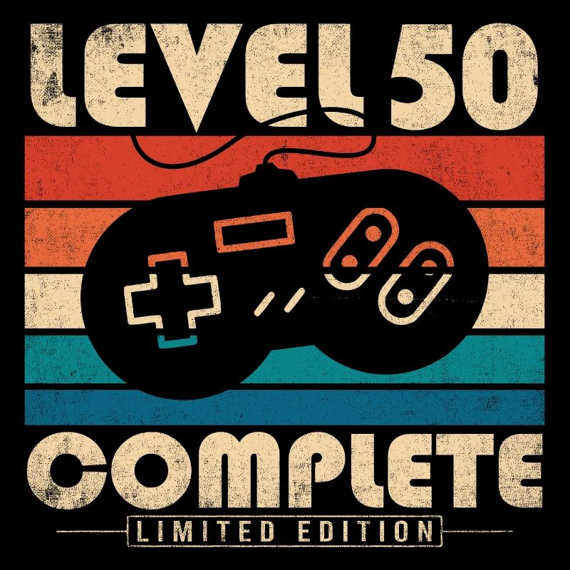 50. Geburtstag Geschenk Level 50 Complete