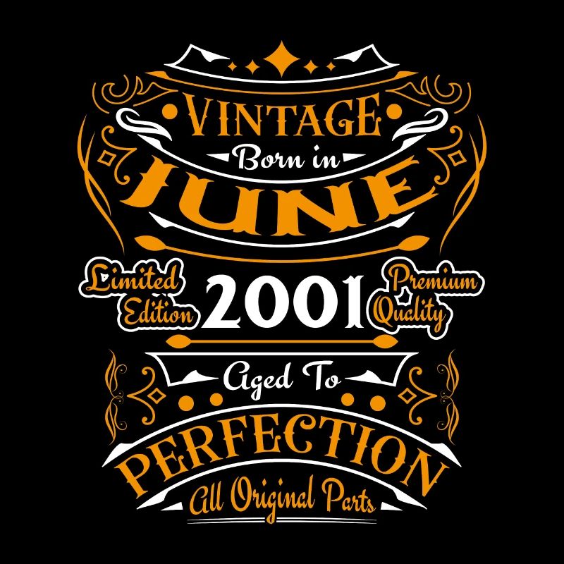 Vintage Retro Juni 2001 Geburtstagsgeschenk