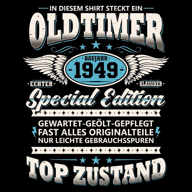 Oldtimer Baujahr 1949 Jahrgang Geburtstag Geschenk