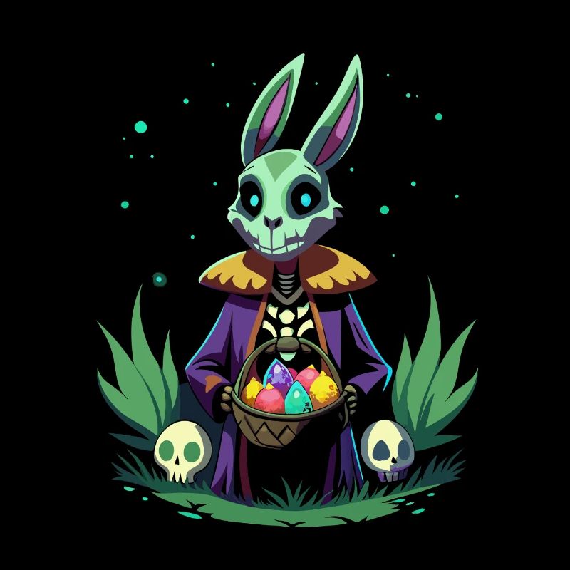 Creepy Easter - Easter Bunny - Easter Egg - Gift