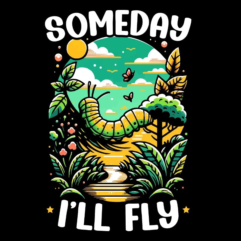 Papillon chenille mignon