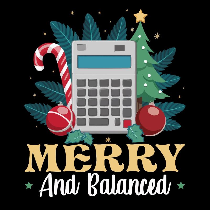 Comptable drôle Père Noël Contrôleur