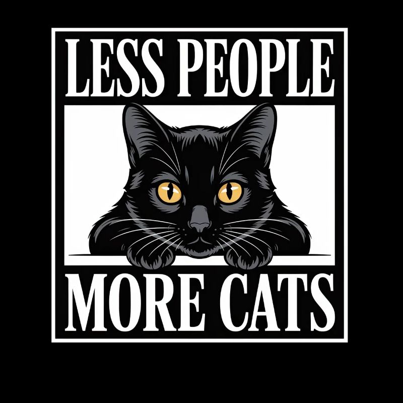 Moins de gens, plus de chats