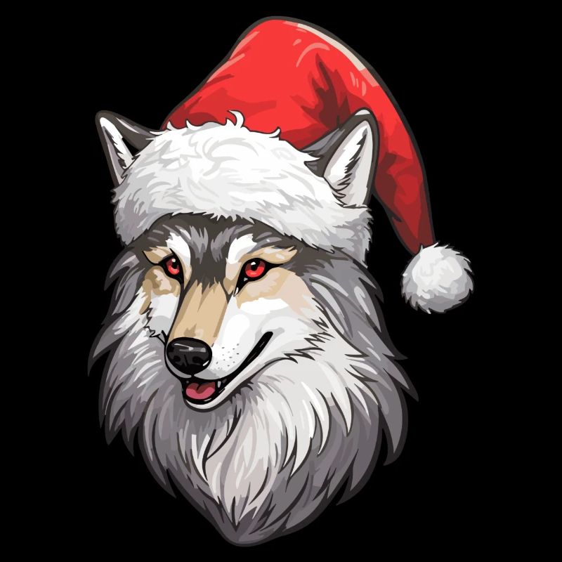 Wolf Christmas Wolves Winter Animals Forest Animals