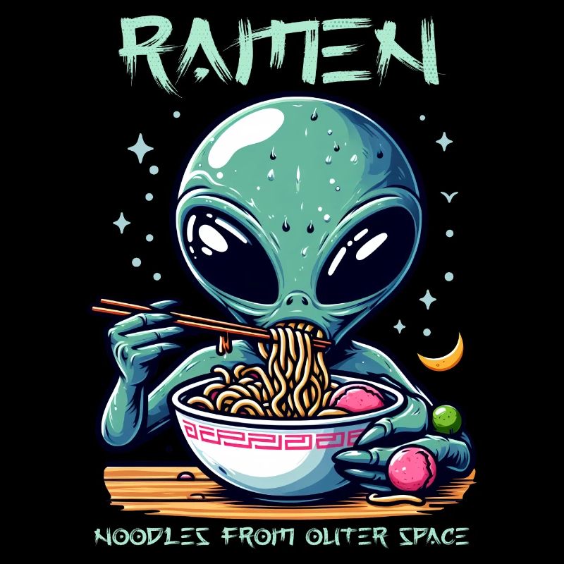Outer Space Ramen Alien Nudeln