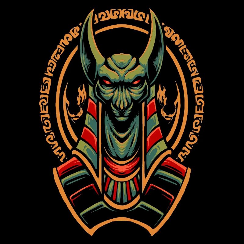 Hiéroglyphe égyptien drapeau du Nil pyramide du pharaon Le Caire