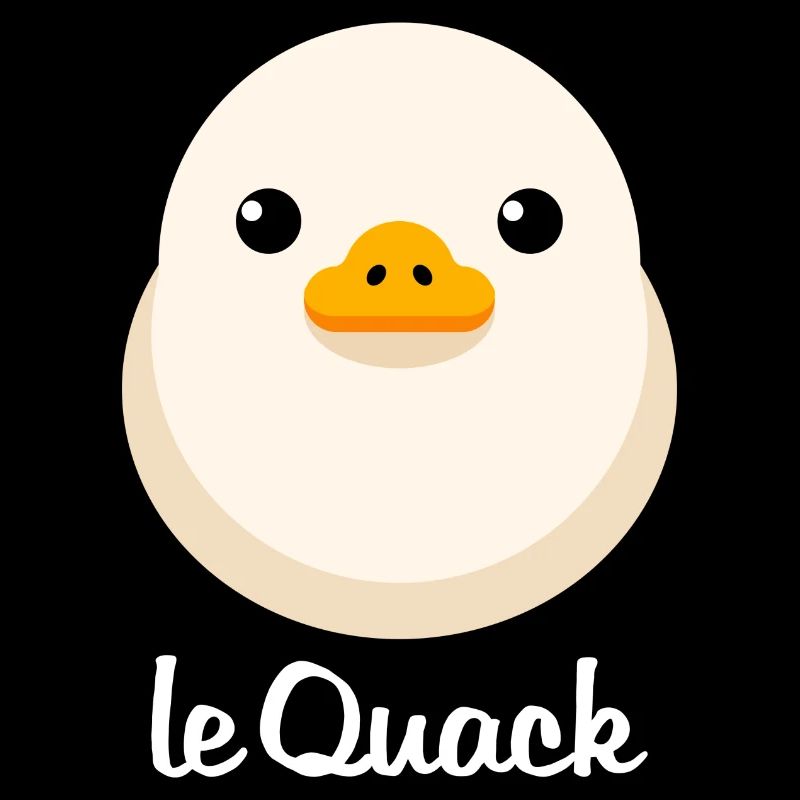Chick Light le Quack for dark backgrounds