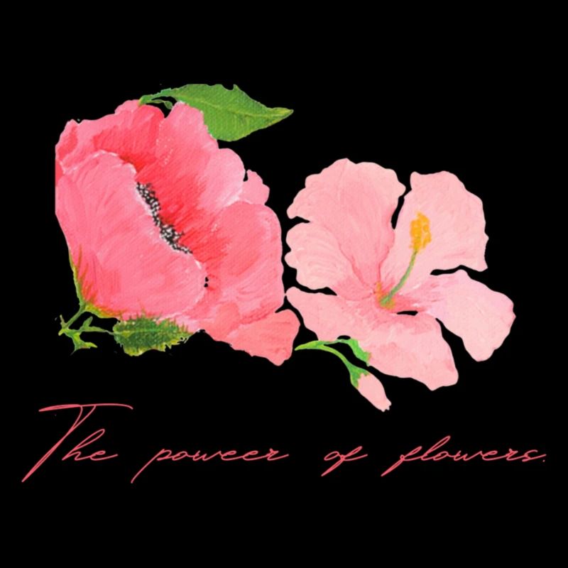 Süßes Blüten Motiv Rosa Rot Muttertag Flower Power