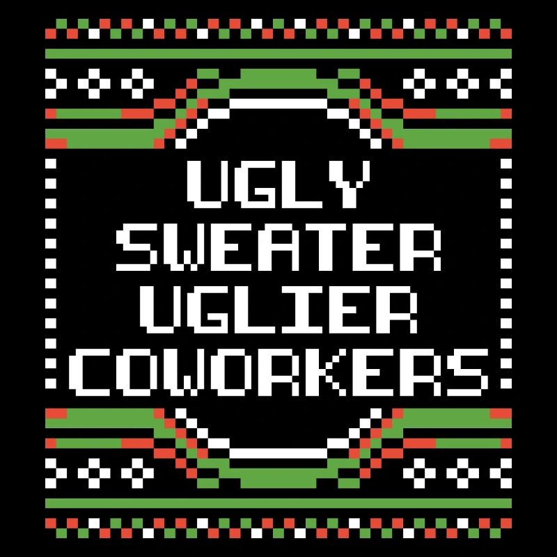 Pull de Noël moche de bureau Pull humoristique de bureau
