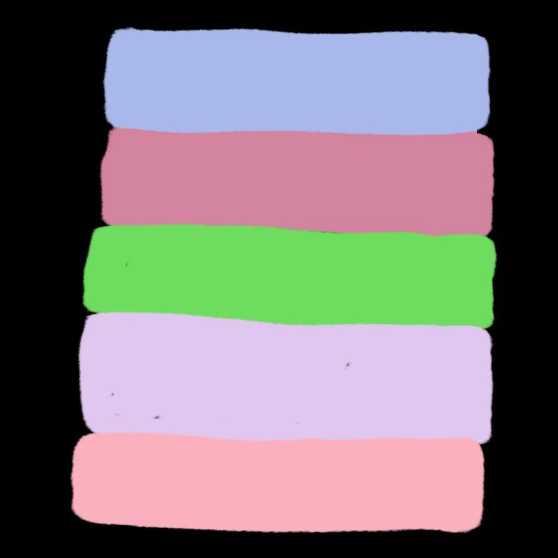 Pastellstreifen-Stack