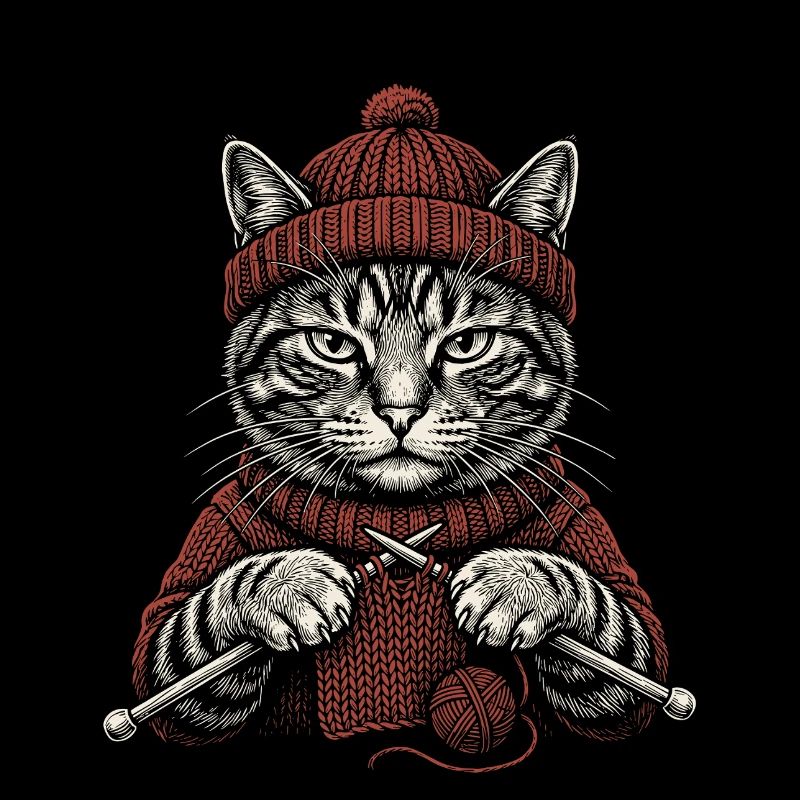 Strickkatze