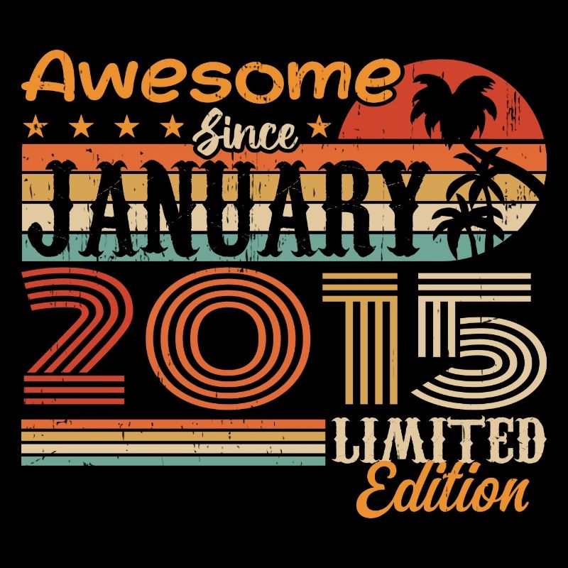 Geburtstagsgeschenk - geboren im Januar 2015