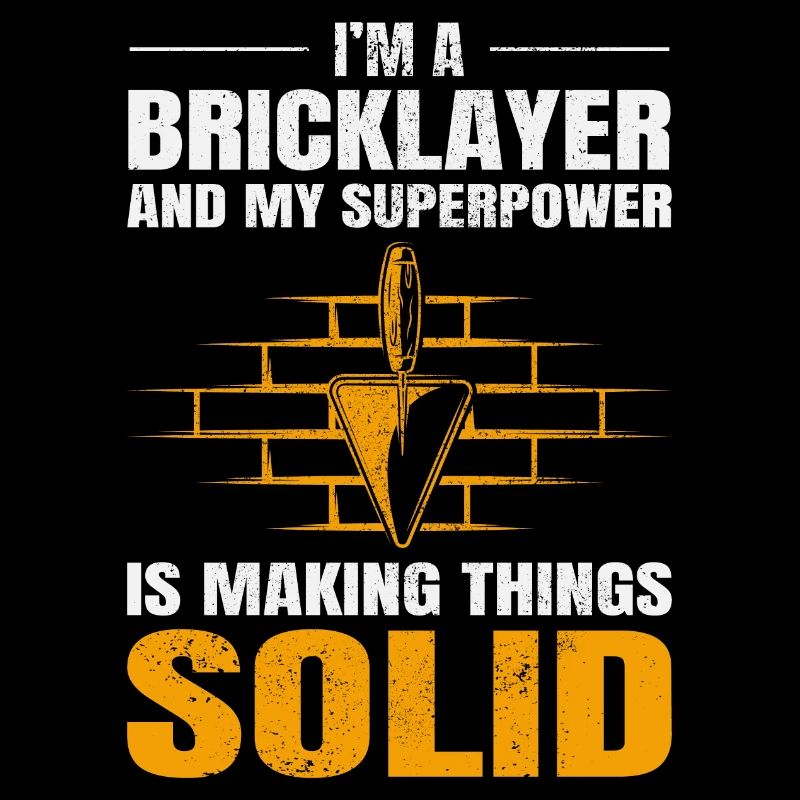 Bricklayer Bricklaying Brick Mason Wall Builder