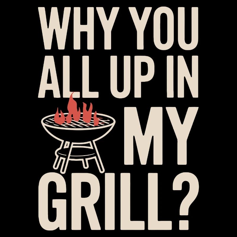 Pourquoi vous êtes tous dans mon gril ? BBQ drôle