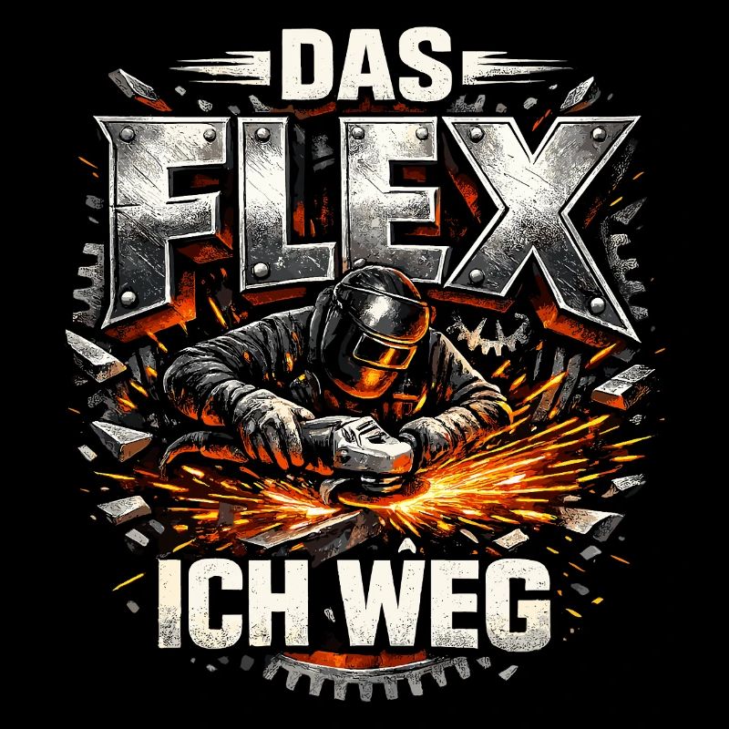 Schlosser Schweißer Das Flex ich weg
