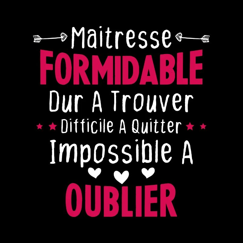 Maîtresse formidable cadeau Maîtresse d'école