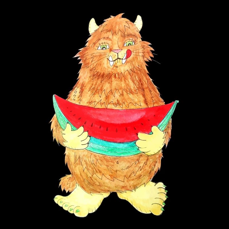 Wassermelone Monster