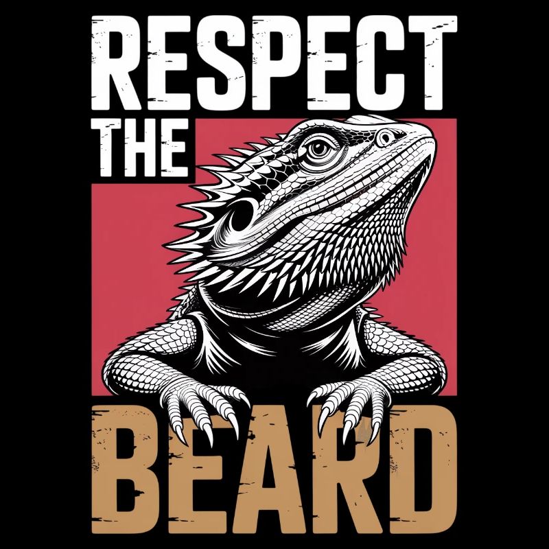 Respect the Beard! Bartagame Reptil Terraristik