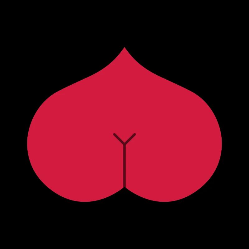 Ass heart butt
