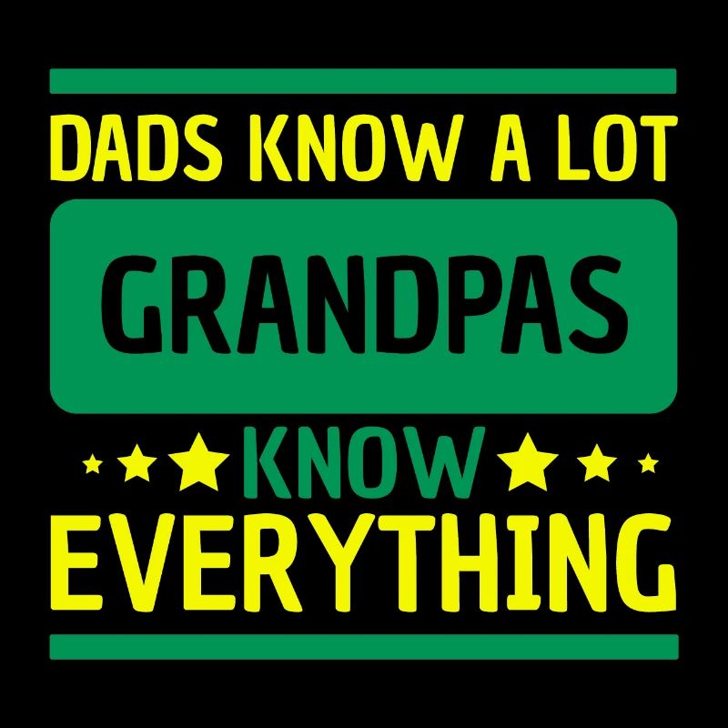 Dads Know A Lot Grandpas Know Everything Geschenk