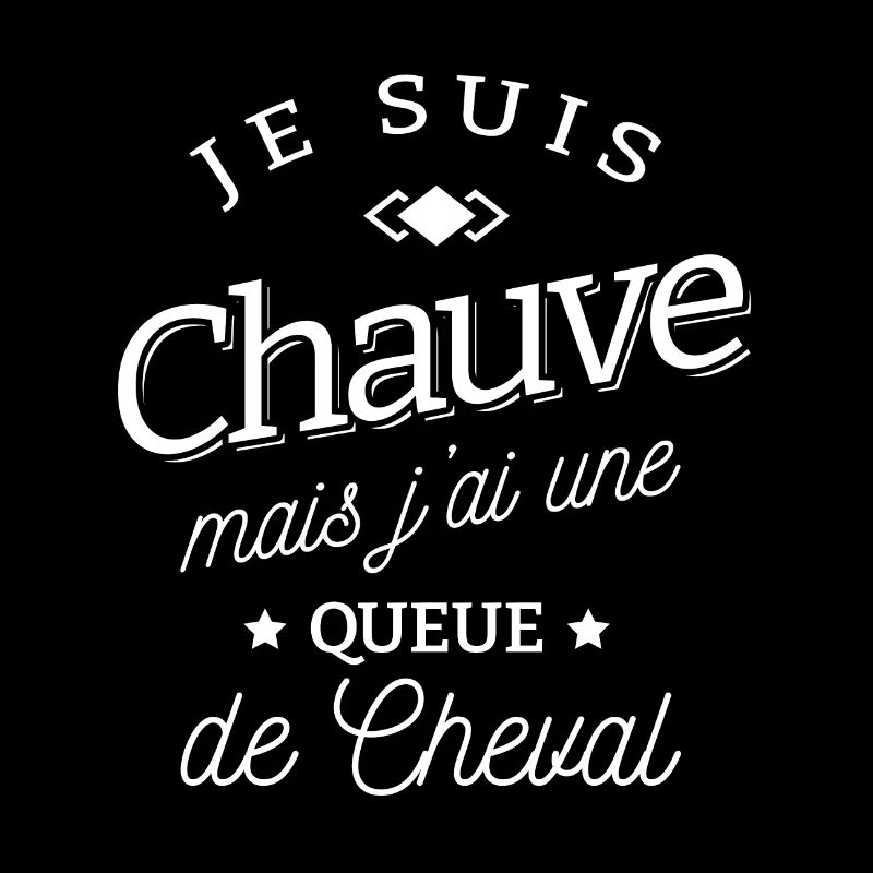 JE SUIS CHAUVE AVEC UNE QUEUE DE CHEVAL