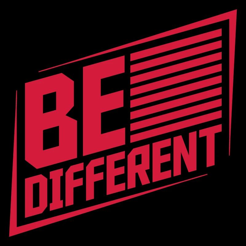 Soyez différent Logo Design