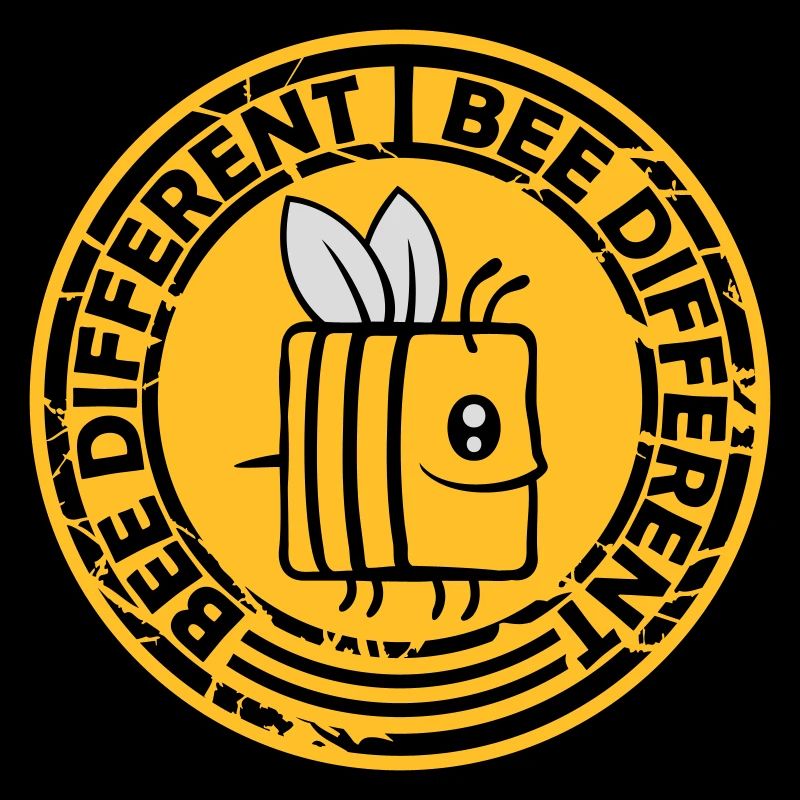 bee different Spruch Zitat