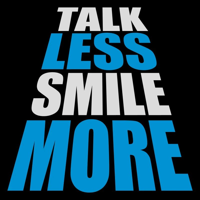 parler moins sourire plus