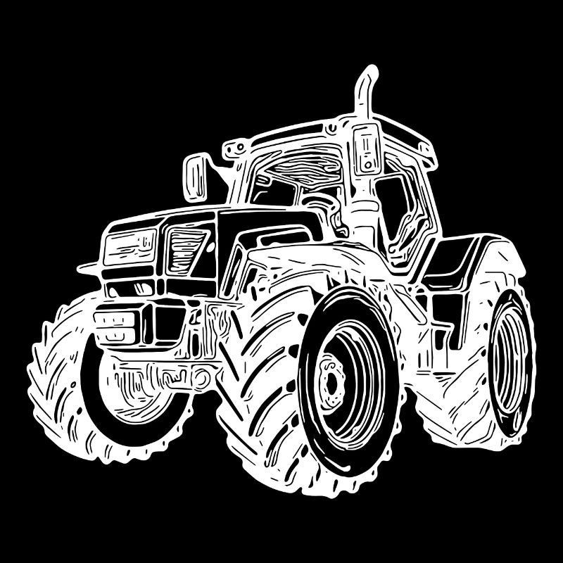 Großer Acker Traktor Landwirt Traum Auto