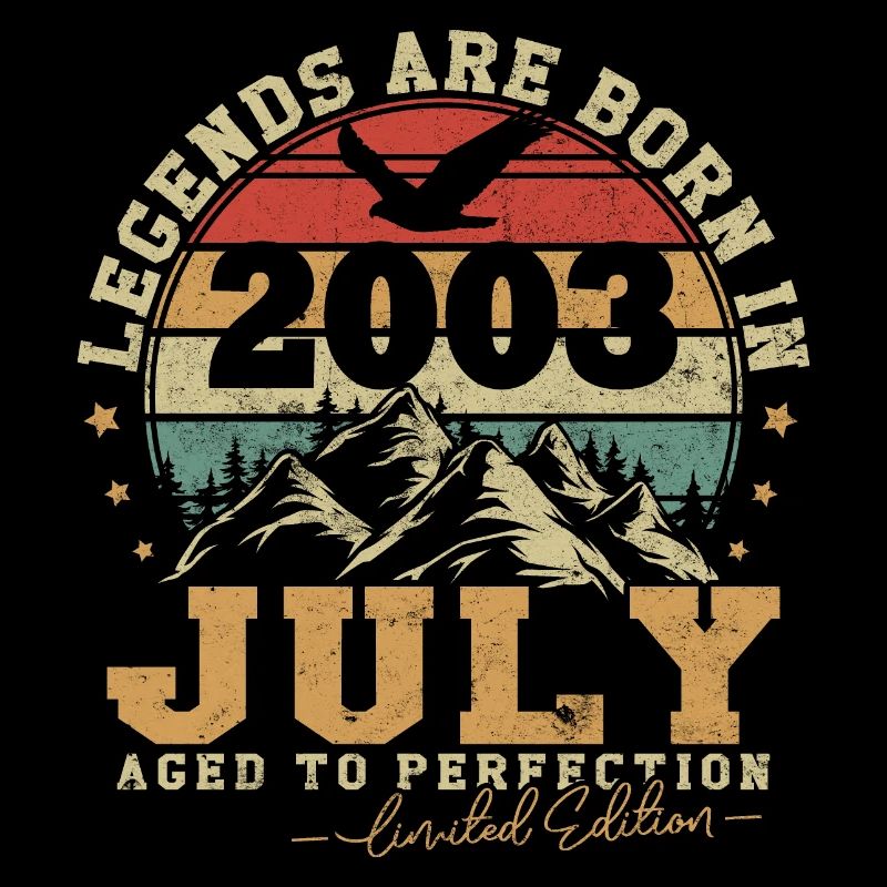 July 2003 vintage retro anniversary 2003