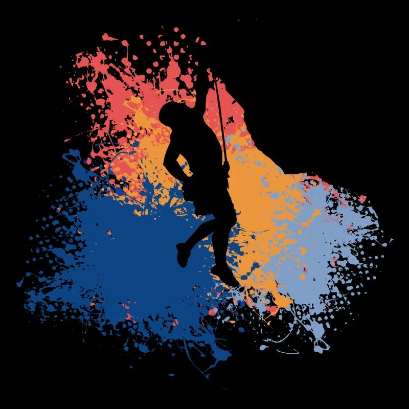 Rock Climbing Retro Mountain Mountains