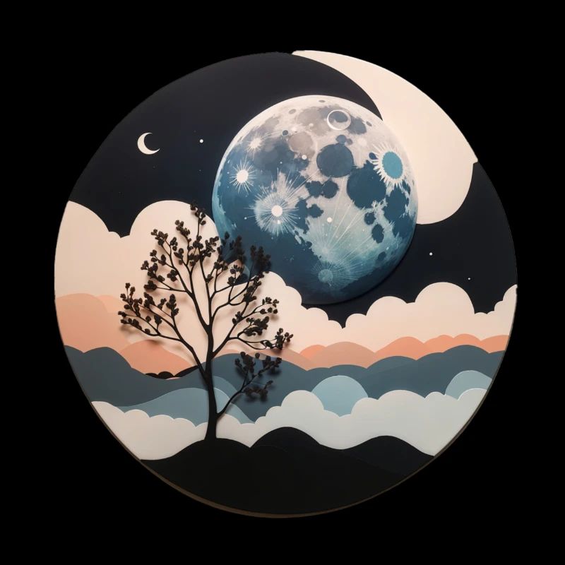 minimalistic moon