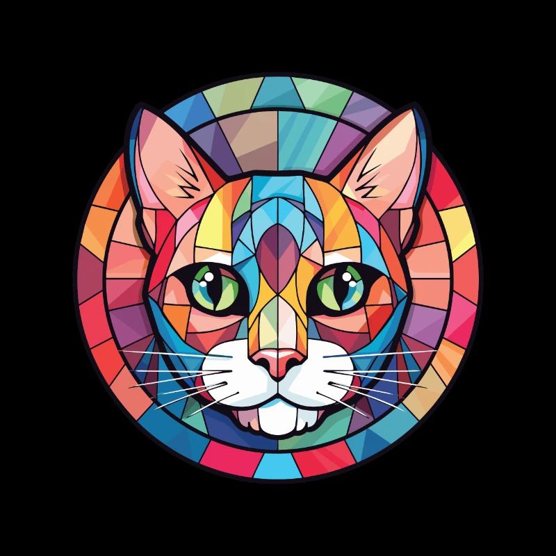 Foldex Cat Breed Illustration aquarelle colorée