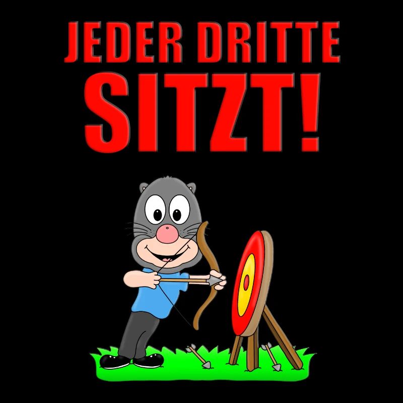 BOGENSCHIEßEN - MAULWURF - JEDER DRITTE SITZT!