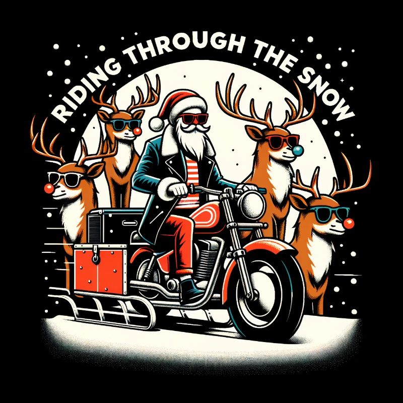 La balade cool du Père Noël