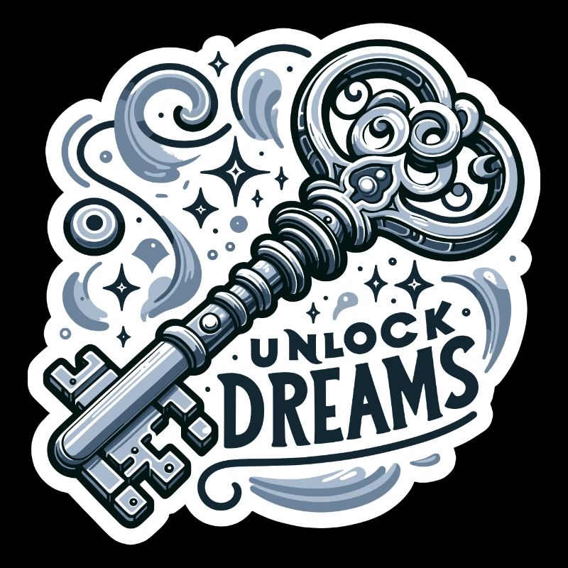 Unlock Dreams - Key Illustration