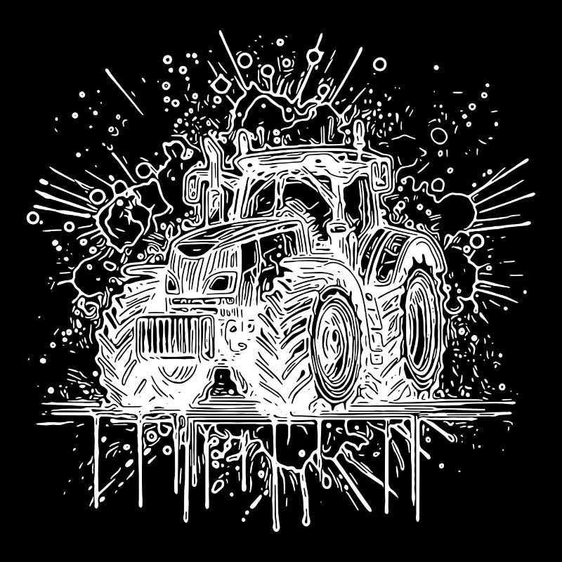 Ackerdesigner mit Traktor Feld Schlepper Experte